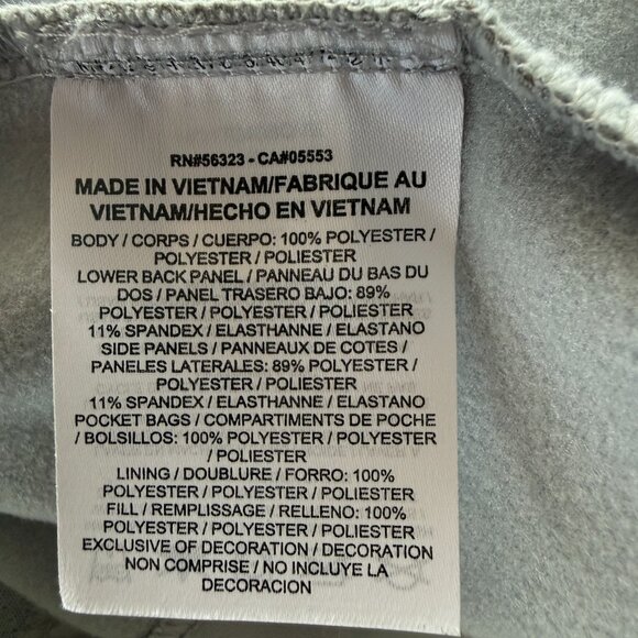 Nike Running light bluish gray sleeveless zip up puffer vest women's size small - Picture 11 of 11